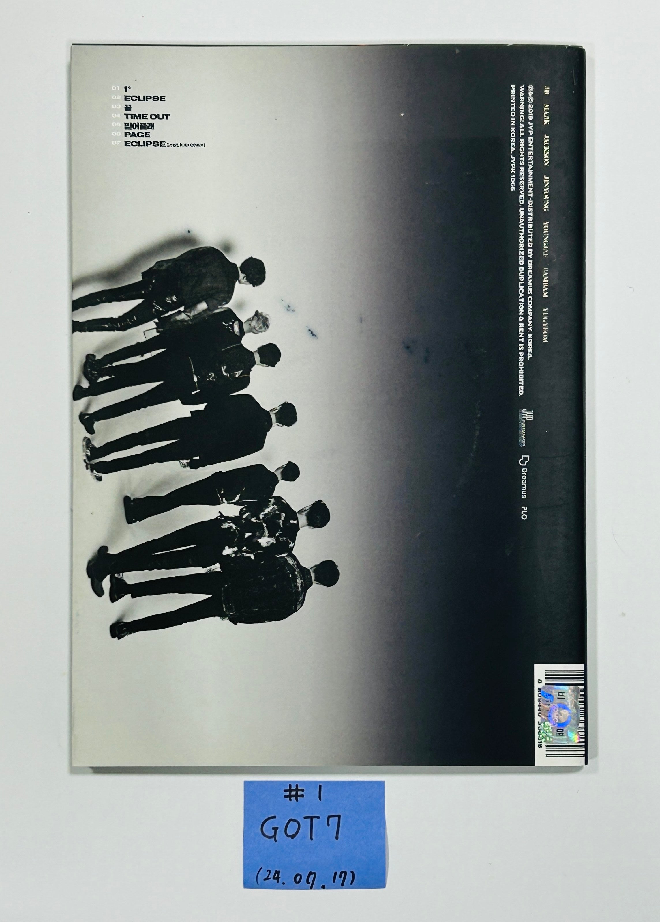 GOT7 - Hand Autographed(Signed) Promo Album [24.7.17