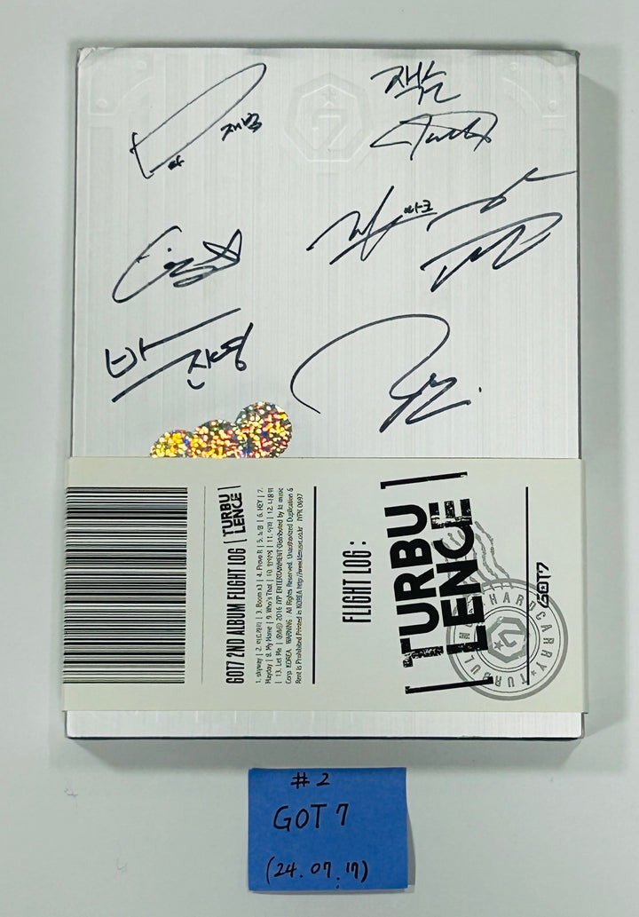 GOT7 - Hand Autographed(Signed) Promo Album [24.7.17] - HALLYUSUPERSTORE