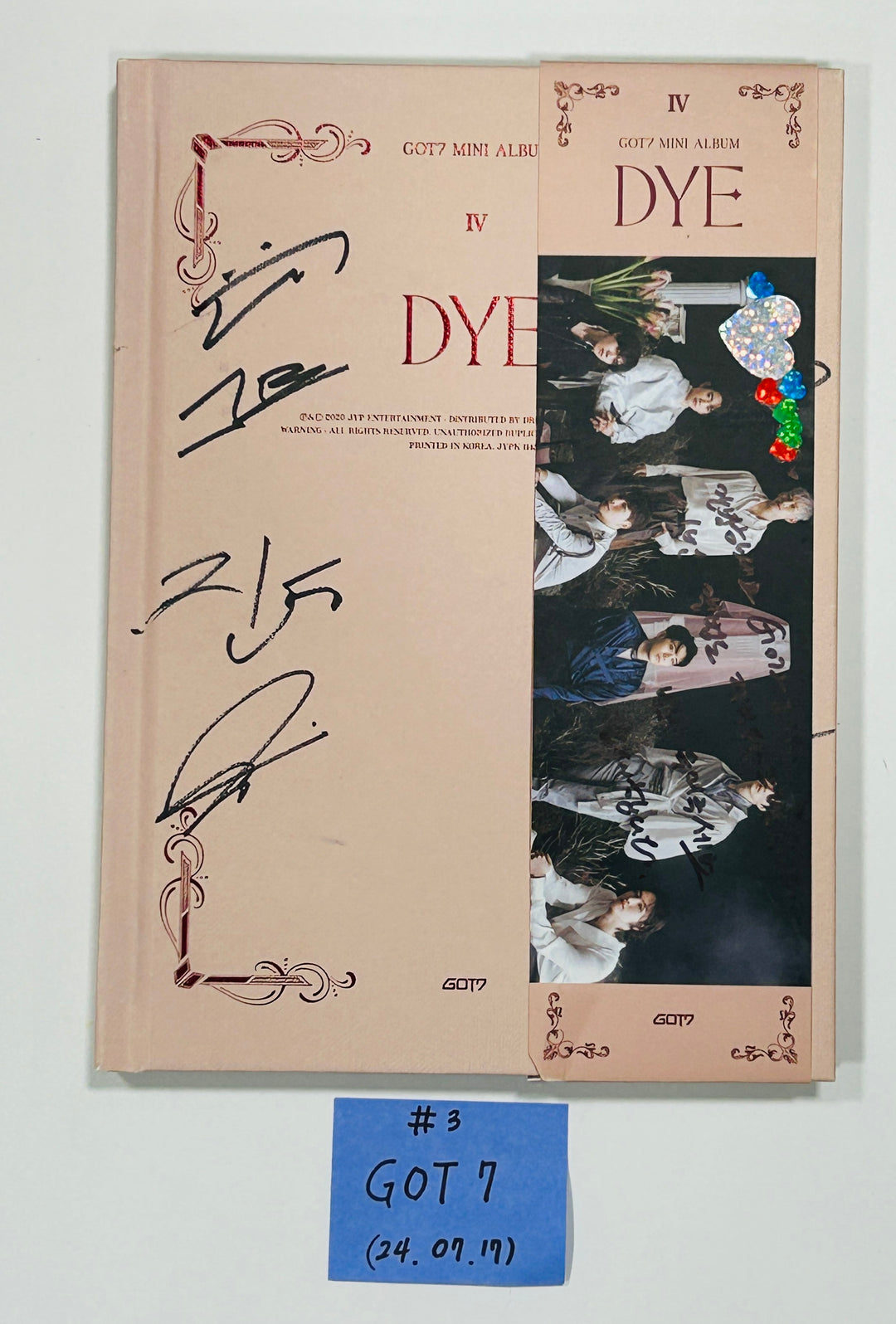 GOT7 - Hand Autographed(Signed) Promo Album [24.7.17] - HALLYUSUPERSTORE