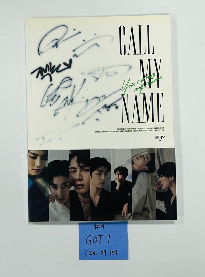 GOT7 - Hand Autographed(Signed) Promo Album [24.7.17] - HALLYUSUPERSTORE