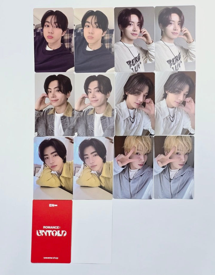 Enhypen  "Romance : Untold" - Weverse Shop Pre-Order Benefit [Photocard + Sticker Set (2EA)] [ENGENE ver.] [24.7.15] - HALLYUSUPERSTORE