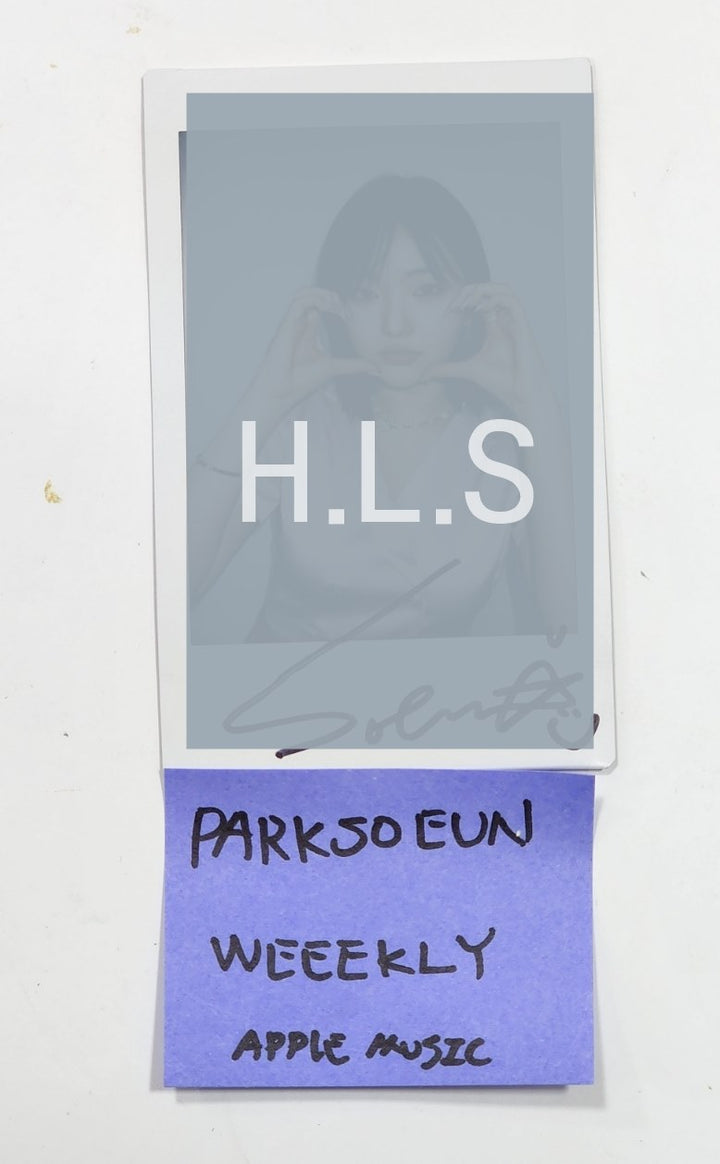 Park So Eun (Of Weeekly) "Bliss " - Hand Autographed(Signed) Polaroid [24.7.18] - HALLYUSUPERSTORE