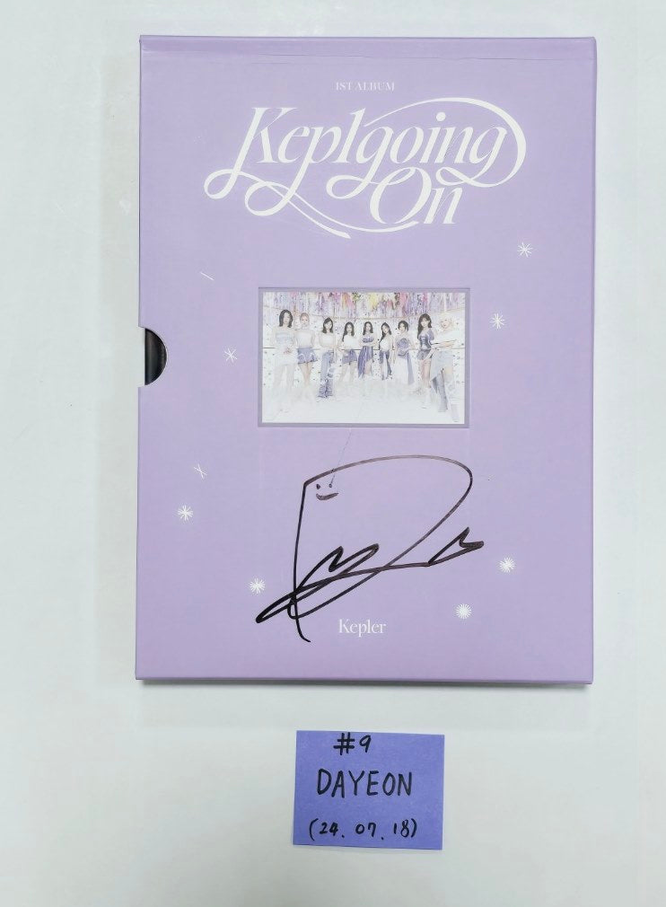 Kep1er "Kep1going On" - Hand Autographed(Signed) Album [24.7.18] - HALLYUSUPERSTORE