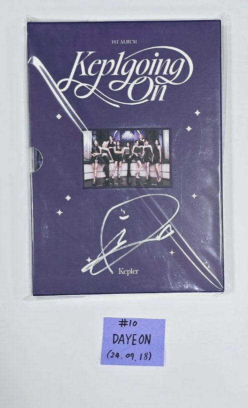 Kep1er "Kep1going On" - Hand Autographed(Signed) Album [24.7.18] - HALLYUSUPERSTORE