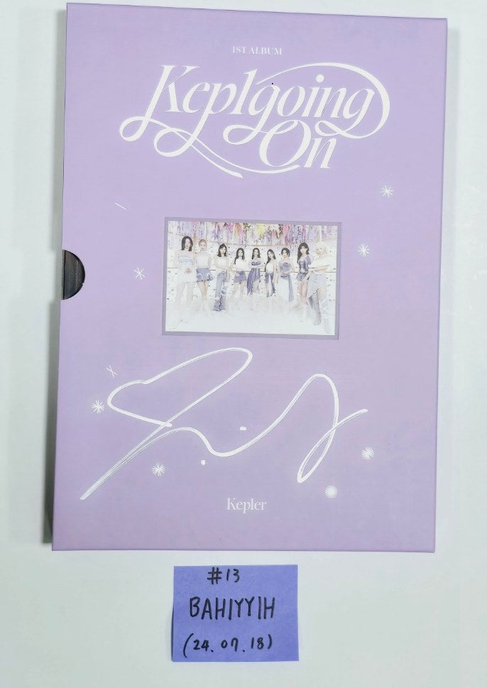 Kep1er "Kep1going On" - Hand Autographed(Signed) Album [24.7.18] - HALLYUSUPERSTORE