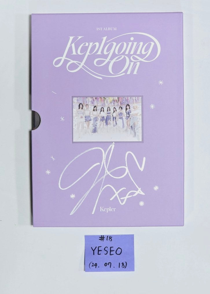 Kep1er "Kep1going On" - Hand Autographed(Signed) Album [24.7.18] - HALLYUSUPERSTORE