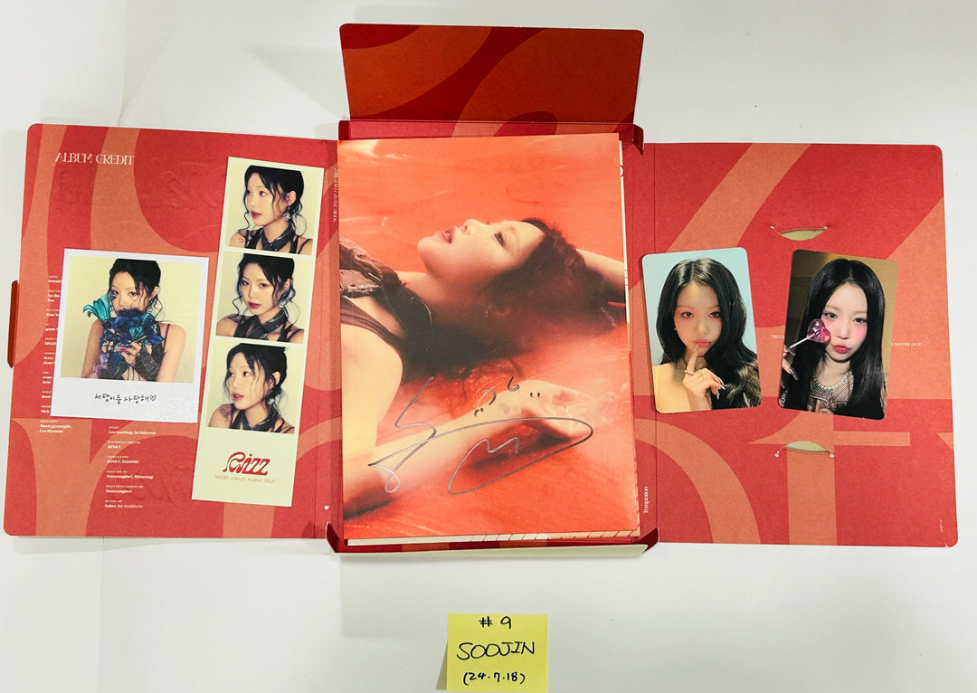 Soojin "RIZZ" - Hand Autographed(Signed) Album [24.7.18] - HALLYUSUPERSTORE