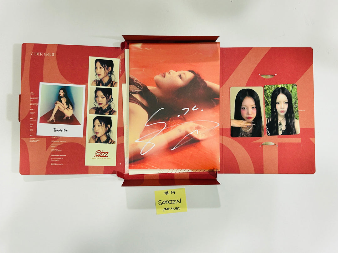 Soojin "RIZZ" - Hand Autographed(Signed) Album [24.7.18] - HALLYUSUPERSTORE