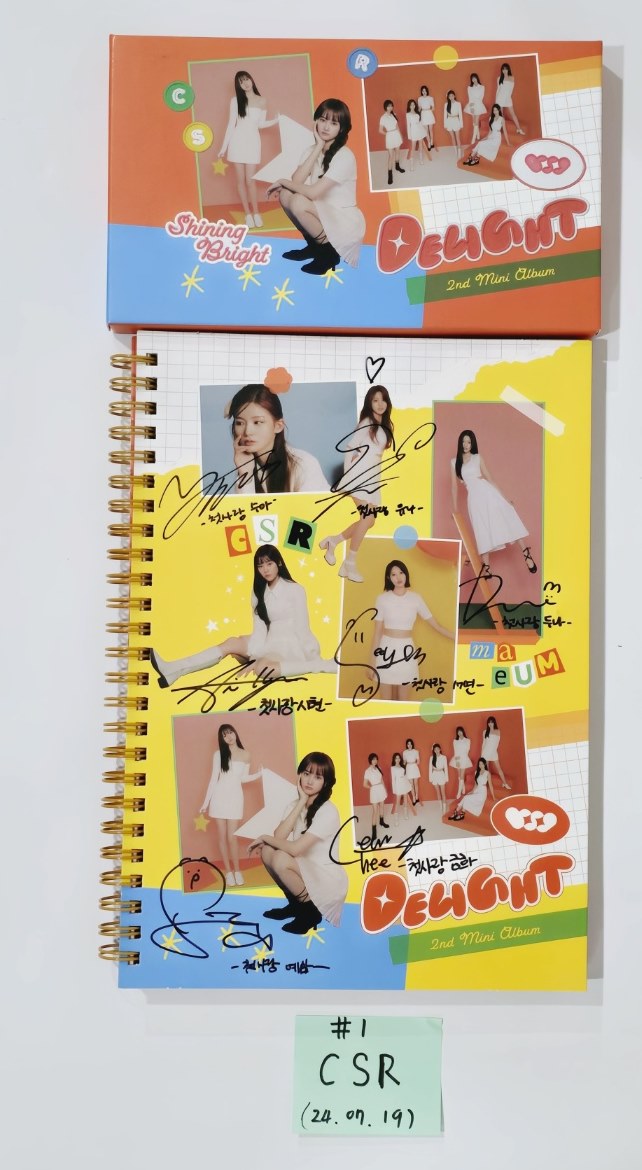 CSR "Delight" - Hand Autographed(Signed) Promo Album [24.7.19] - HALLYUSUPERSTORE