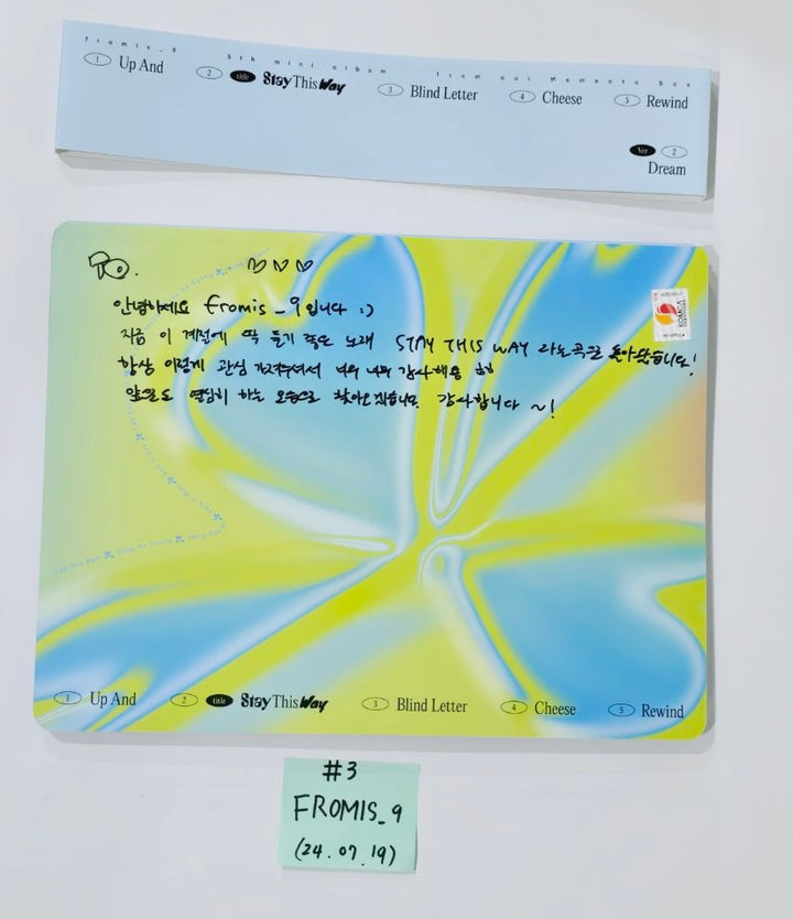 FROMIS_9 - Hand Autographed(Signed) Promo Album [24.7.19] - HALLYUSUPERSTORE