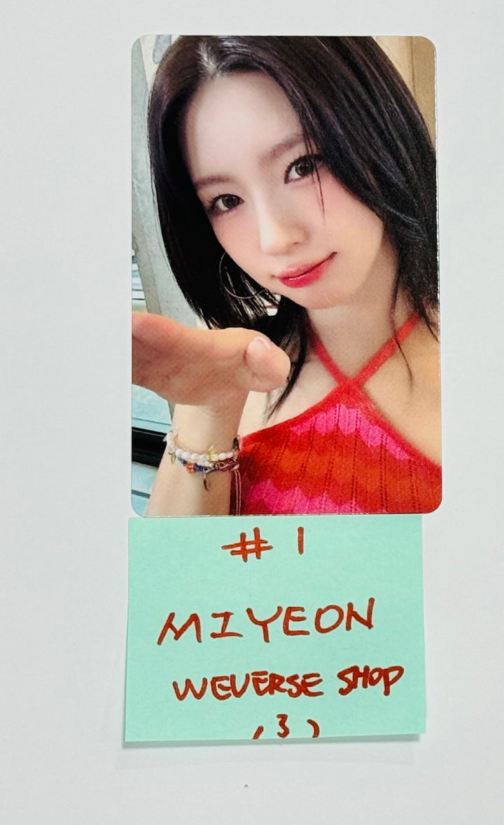 (g) I-DLE "I SWAY" - Weverse Shop Come Back Live Event Photocard [24.7.19] - HALLYUSUPERSTORE