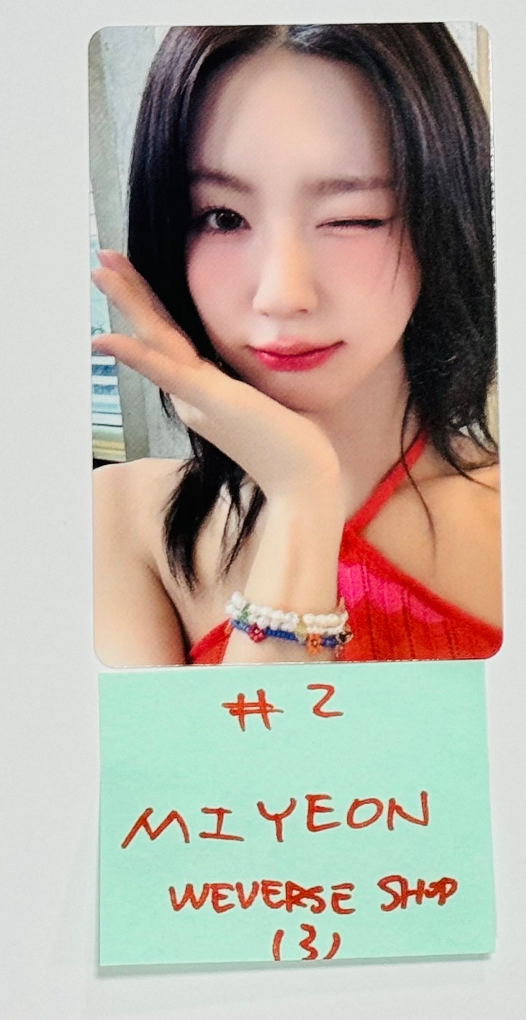 (g) I-DLE "I SWAY" - Weverse Shop Come Back Live Event Photocard [24.7.19] - HALLYUSUPERSTORE