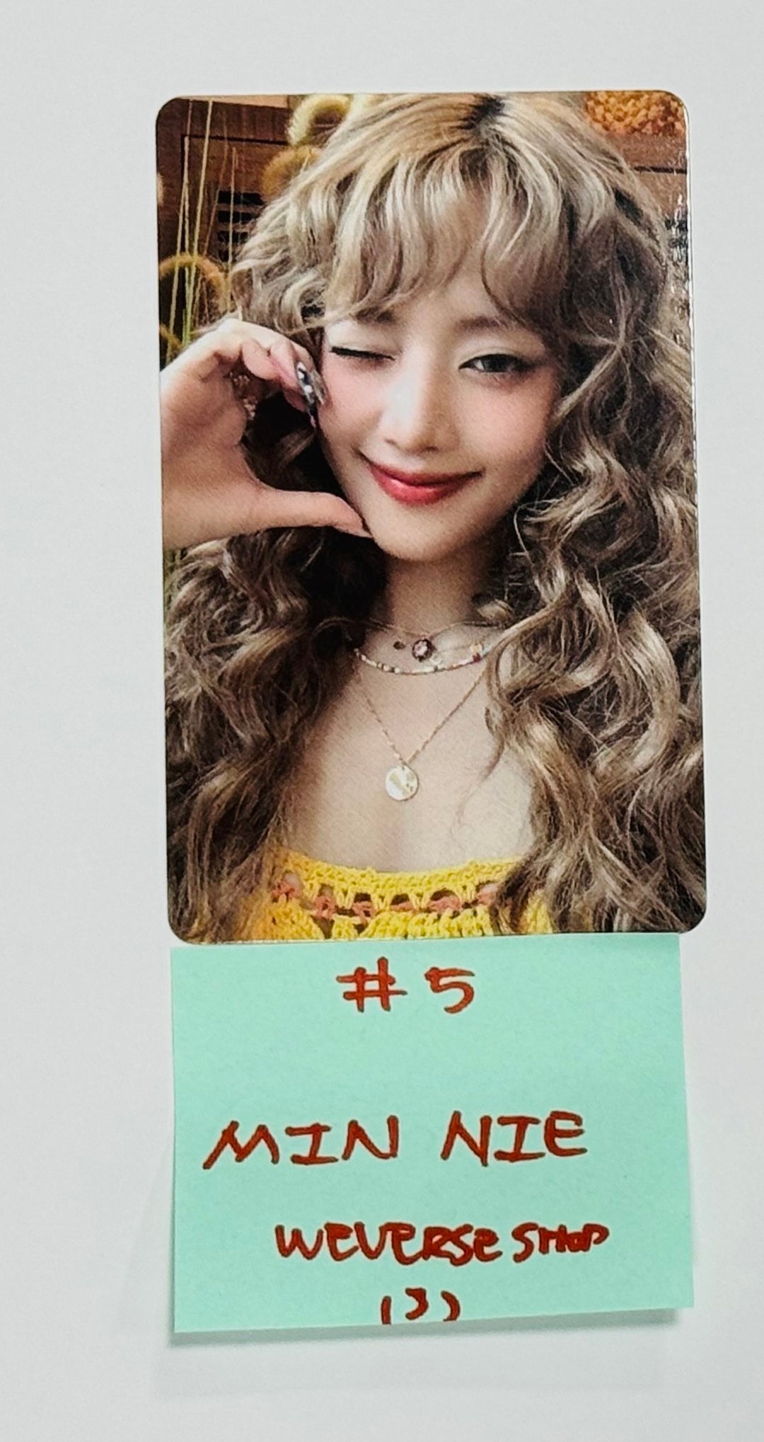 (g) I-DLE "I SWAY" - Weverse Shop Come Back Live Event Photocard [24.7.19] - HALLYUSUPERSTORE