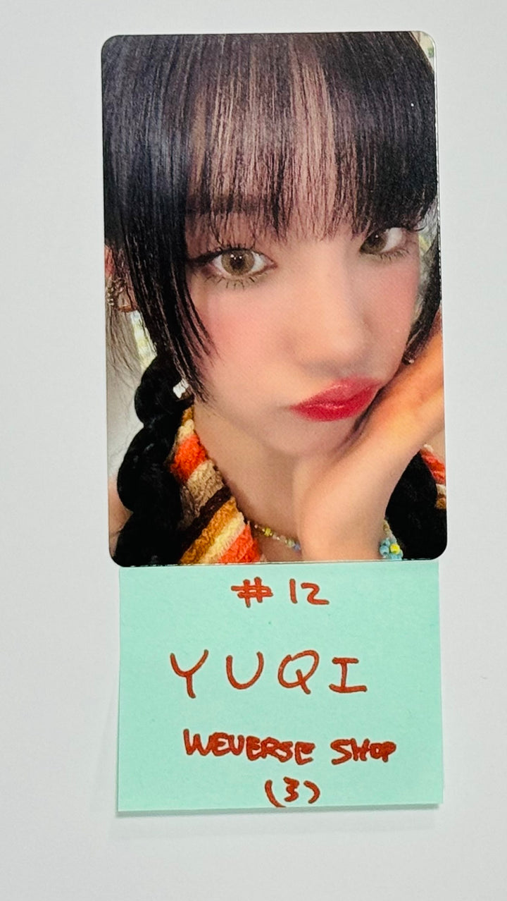 (g) I-DLE "I SWAY" - Weverse Shop Come Back Live Event Photocard [24.7.19] - HALLYUSUPERSTORE