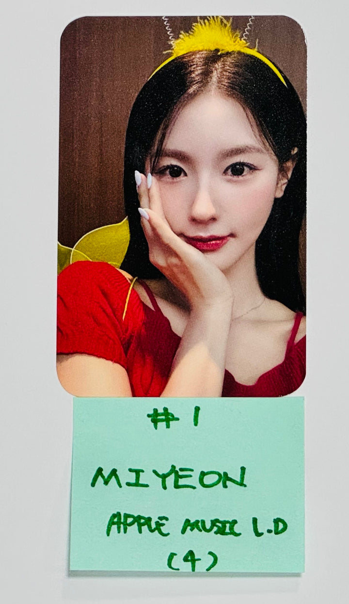 (g) I-DLE "I SWAY" - Apple Music Lucky Draw Event Photocard [24.7.19] - HALLYUSUPERSTORE