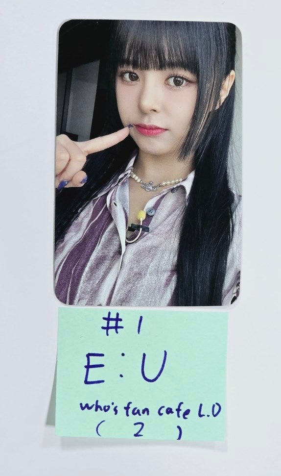 Everglow "ZOMBIE " - Who's Fan Cafe Lucky Draw Event Photocard [24.7.19] - HALLYUSUPERSTORE