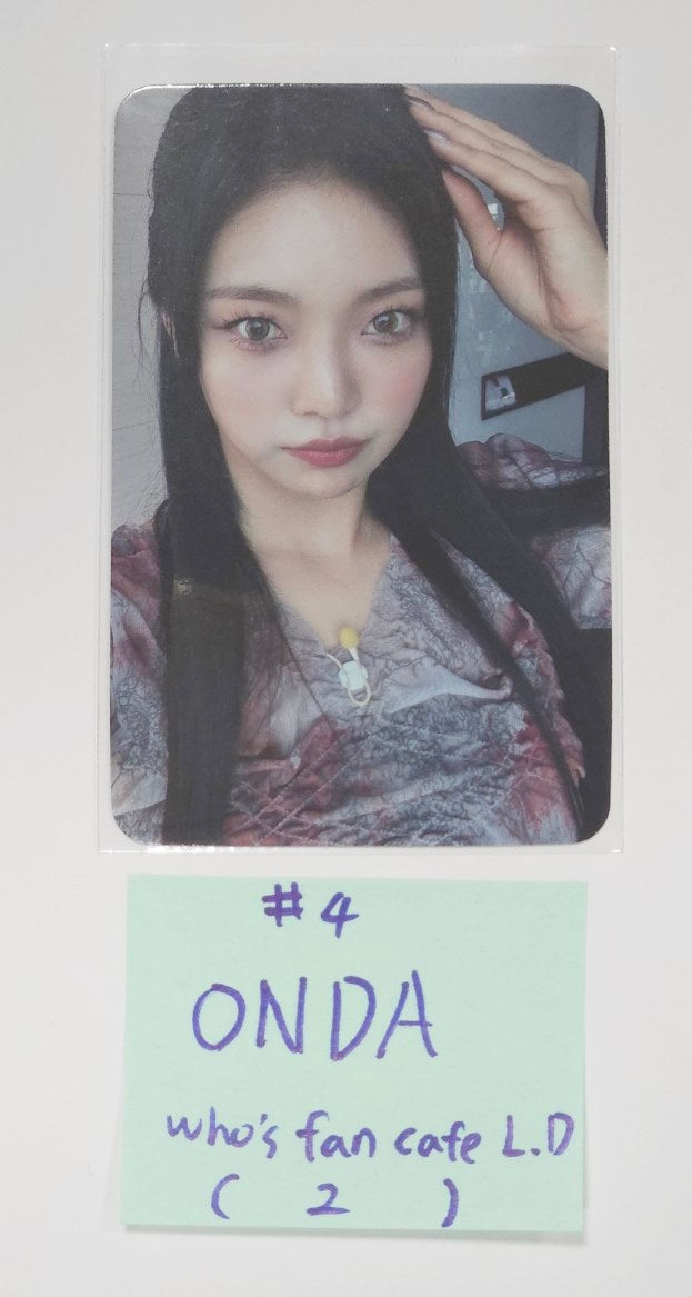 Everglow "ZOMBIE " - Who's Fan Cafe Lucky Draw Event Photocard [24.7.19] - HALLYUSUPERSTORE