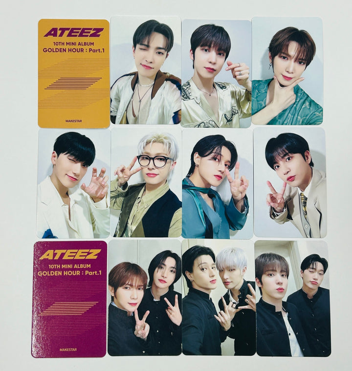 Ateez "GOLDEN HOUR : Part.1" - Makestar Lucky Draw Event Photocard [Poca Ver.] [24.7.22] - HALLYUSUPERSTORE