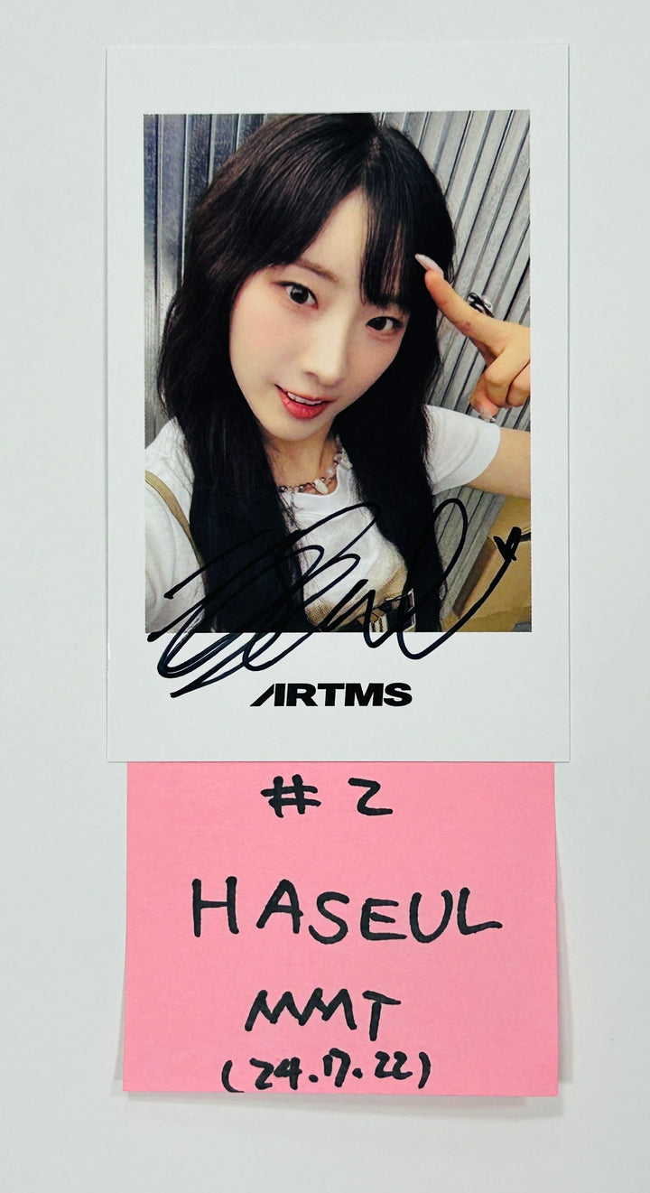 Haseul (of Artms) "DALL" - Hand Autographed(Signed) Polaroid, Photocard [24.7.22] - HALLYUSUPERSTORE