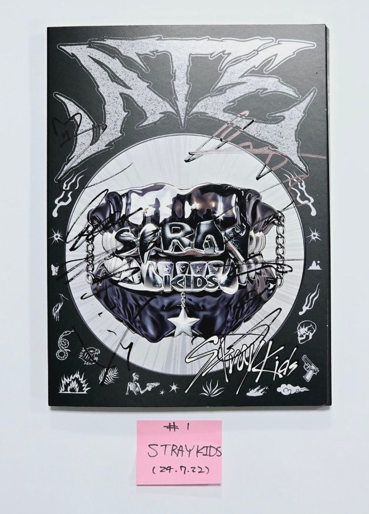 Stray Kids "ATE" - Hand Autographed(Signed) Promo Album [24.7.22] - HALLYUSUPERSTORE