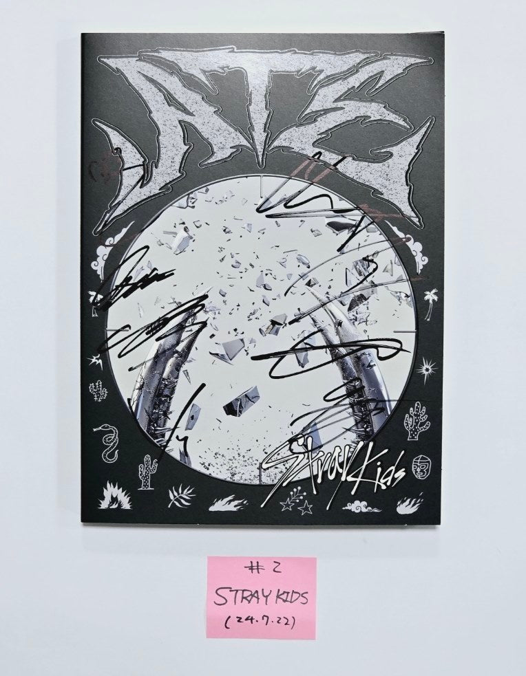 Stray Kids "ATE" - Hand Autographed(Signed) Promo Album [24.7.22] - HALLYUSUPERSTORE