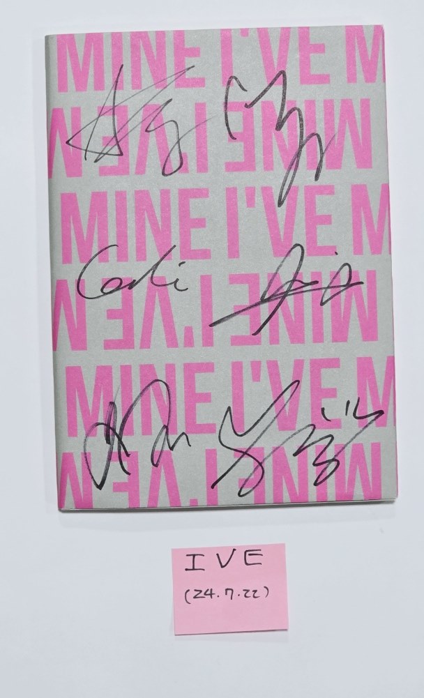 IVE "I've Mine" - Hand Autographed(Signed) Promo Album [24.7.22] - HALLYUSUPERSTORE