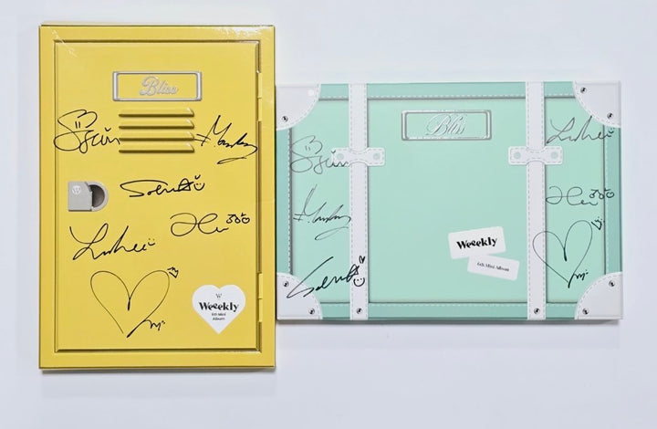 Weeekly "Bliss " - Hand Autographed(Signed) Promo Album [24.7.22] - HALLYUSUPERSTORE