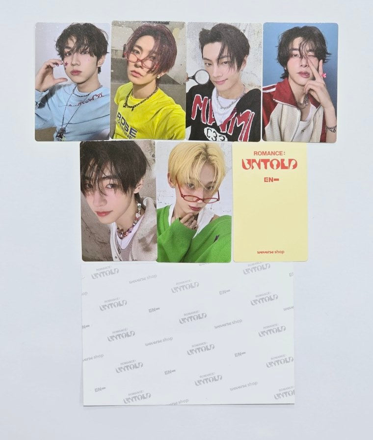 Enhypen  "Romance : Untold" - Weverse Shop Pre-Order Benefit Photocard [Standard ver.] [24.7.22] - HALLYUSUPERSTORE