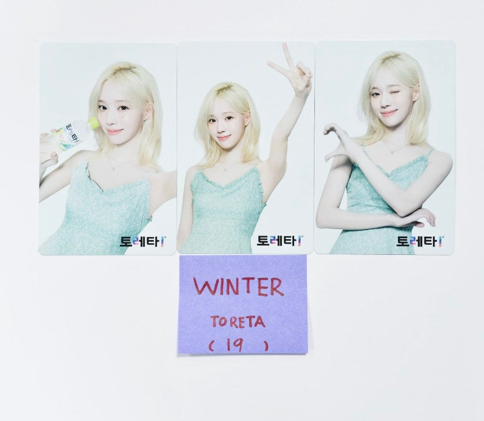 Winter (Of Aespa) X TORETA - Official Event Photocards Set (3EA) [24.7.23]