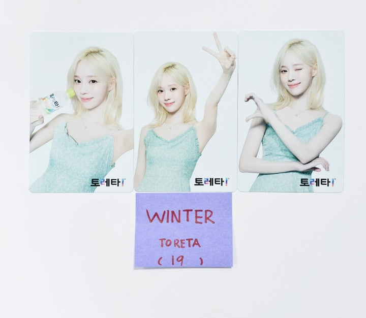 Winter (Of Aespa) X TORETA - Official Event Photocards Set (3EA) [24.7.23]