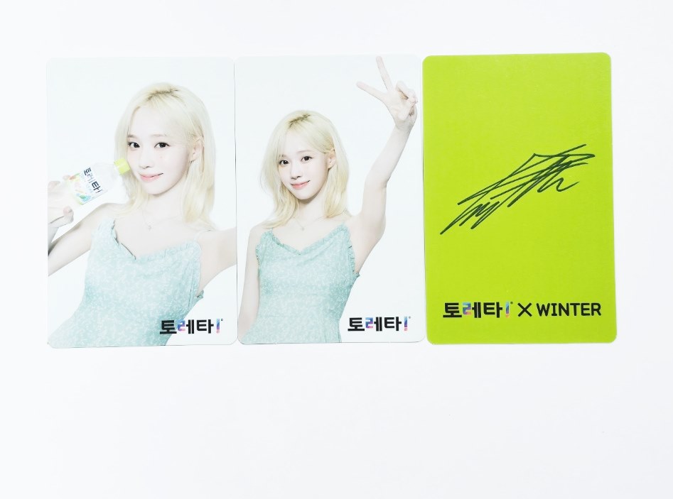 Winter (Of Aespa) X TORETA - Official Event Photocards Set