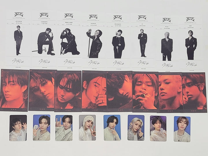 Stray Kids "ATE" - Official Photocard, PORTRAIT Poster Set (8EA), MONOCHROME Photo Receipt [ATE Ver.] [24.7.23] - HALLYUSUPERSTORE