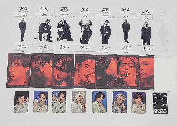 Stray Kids "ATE" - Official Photocard, PORTRAIT Poster Set (8EA), MONOCHROME Photo Receipt [ATE Ver.] [24.7.23] - HALLYUSUPERSTORE