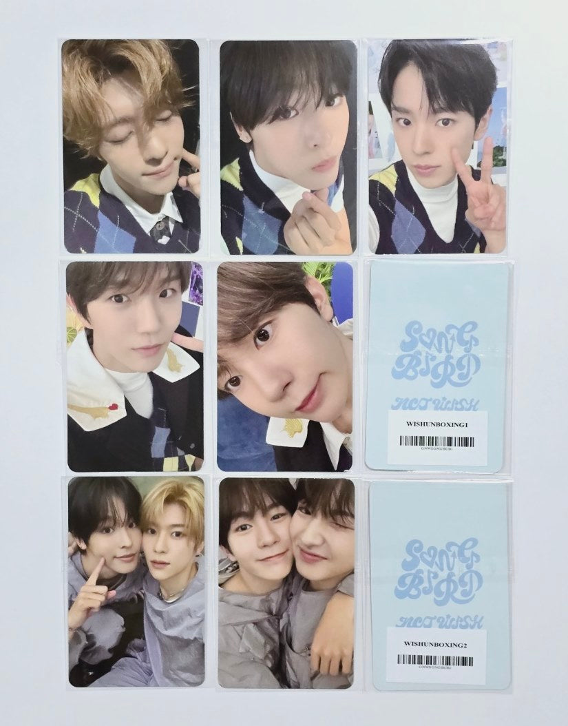 NCT WISH "Songbird" - SM Town UnBoxing Event Photocard [Letter Ver.] [24.7.23]