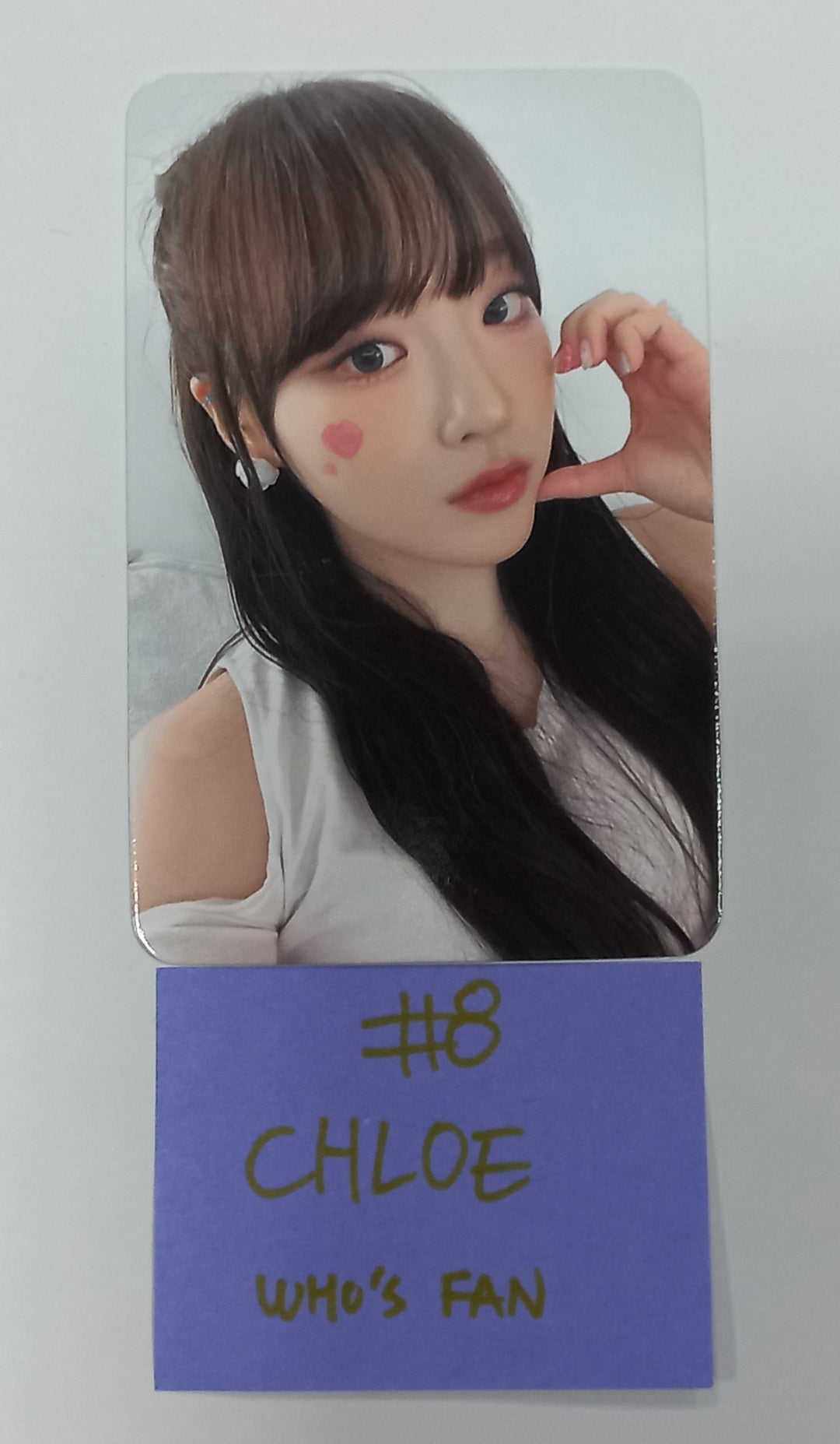 Cignature "Sweetie but Saltie" - Who's Fan Fansign Event Photocard [24.7.23] - HALLYUSUPERSTORE