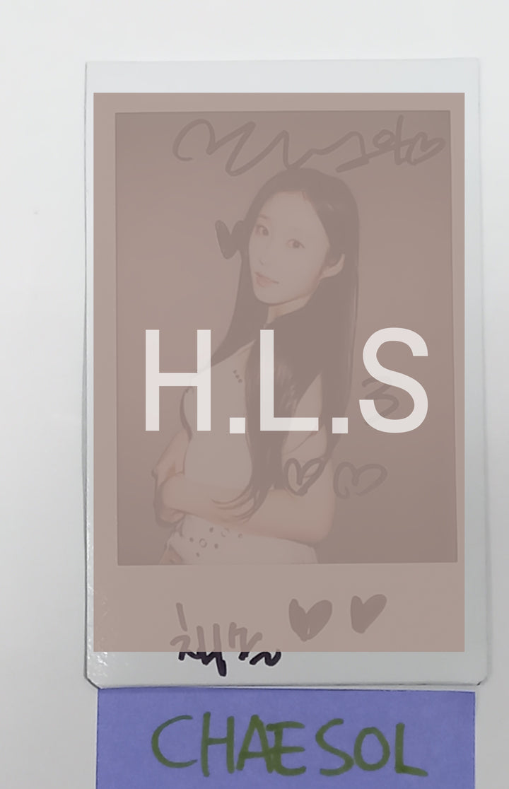 CHAESOL (Of Cignature) "Us in the Summer" - Hand Autographed(Signed) Polaroid [24.7.23] - HALLYUSUPERSTORE