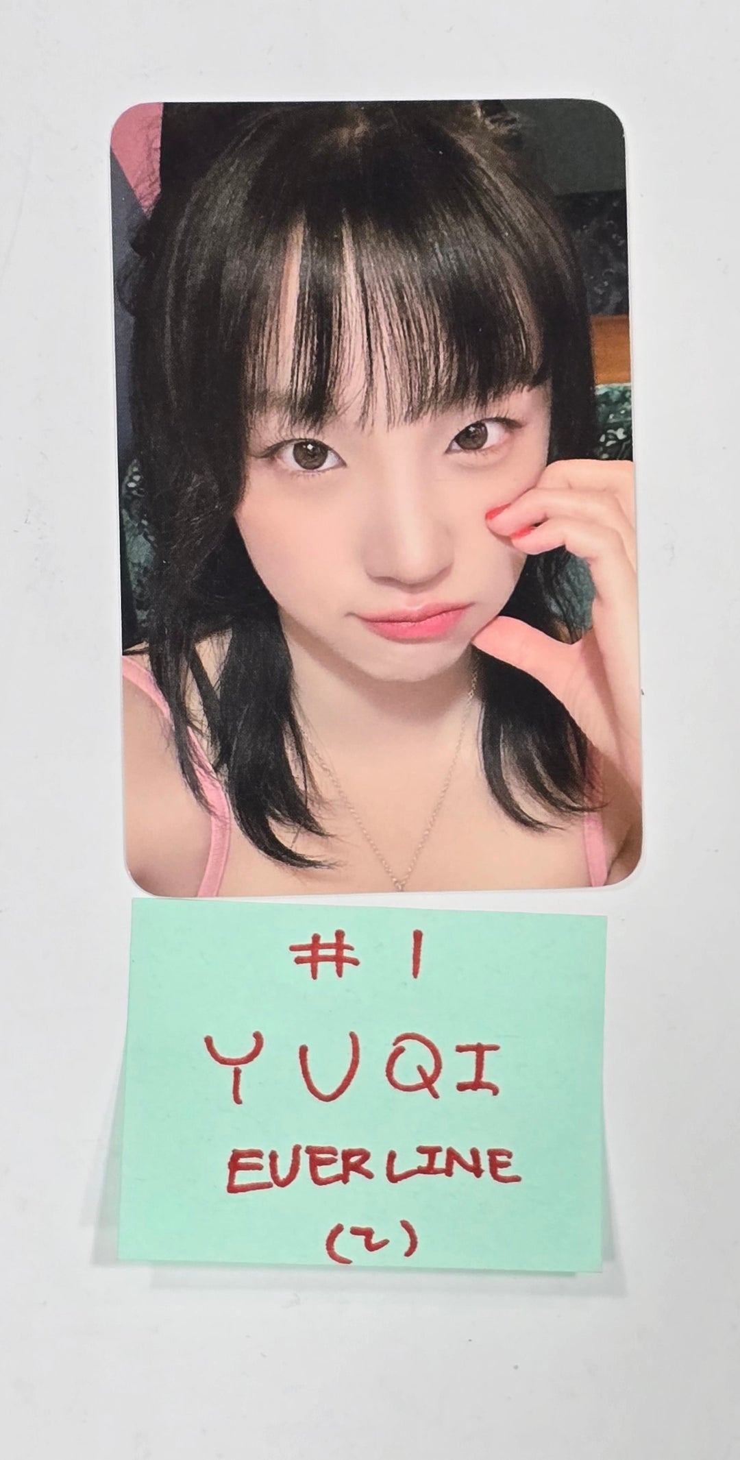 YUQI "YUQ1" - Everline Fansign Event Photocard Round 3 [24.7.24] - HALLYUSUPERSTORE