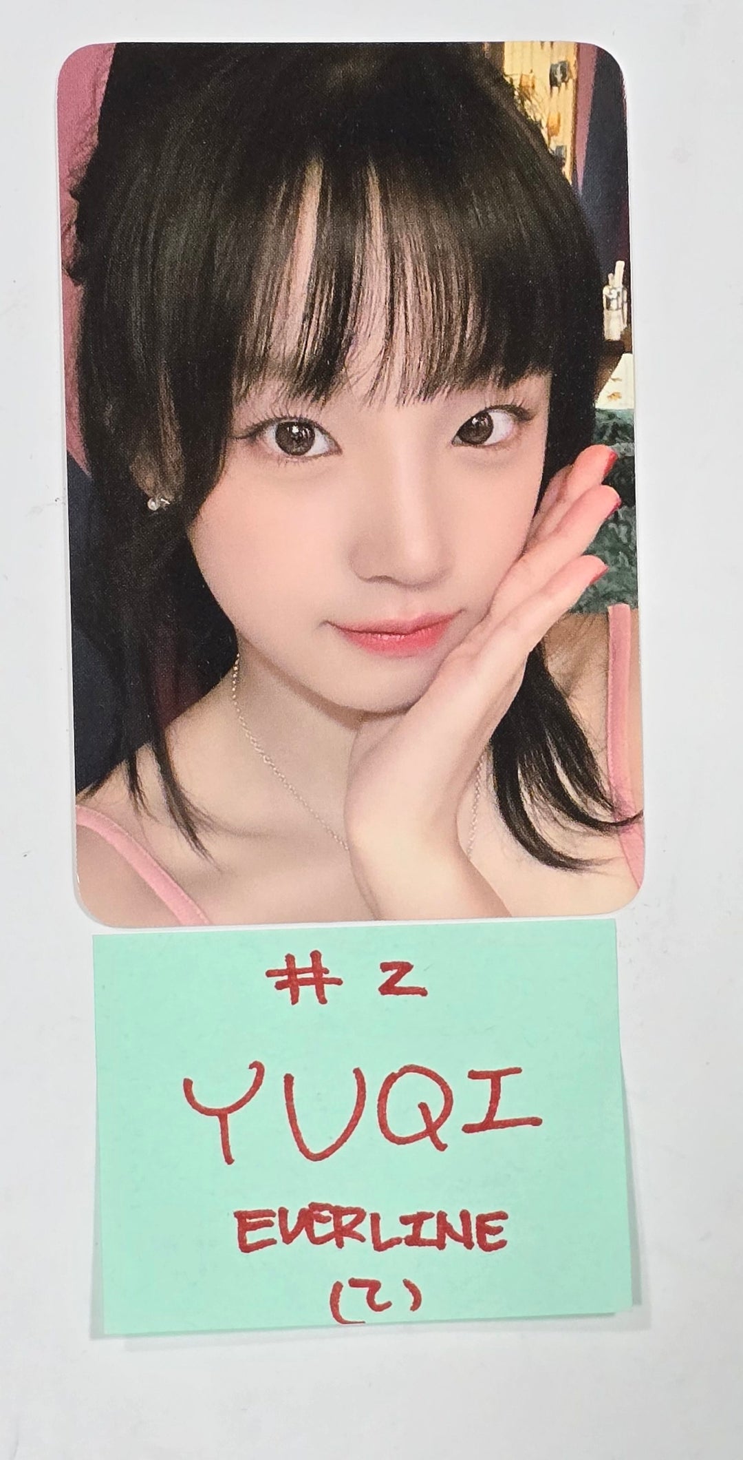 YUQI "YUQ1" - Everline Fansign Event Photocard Round 3 [24.7.24] - HALLYUSUPERSTORE