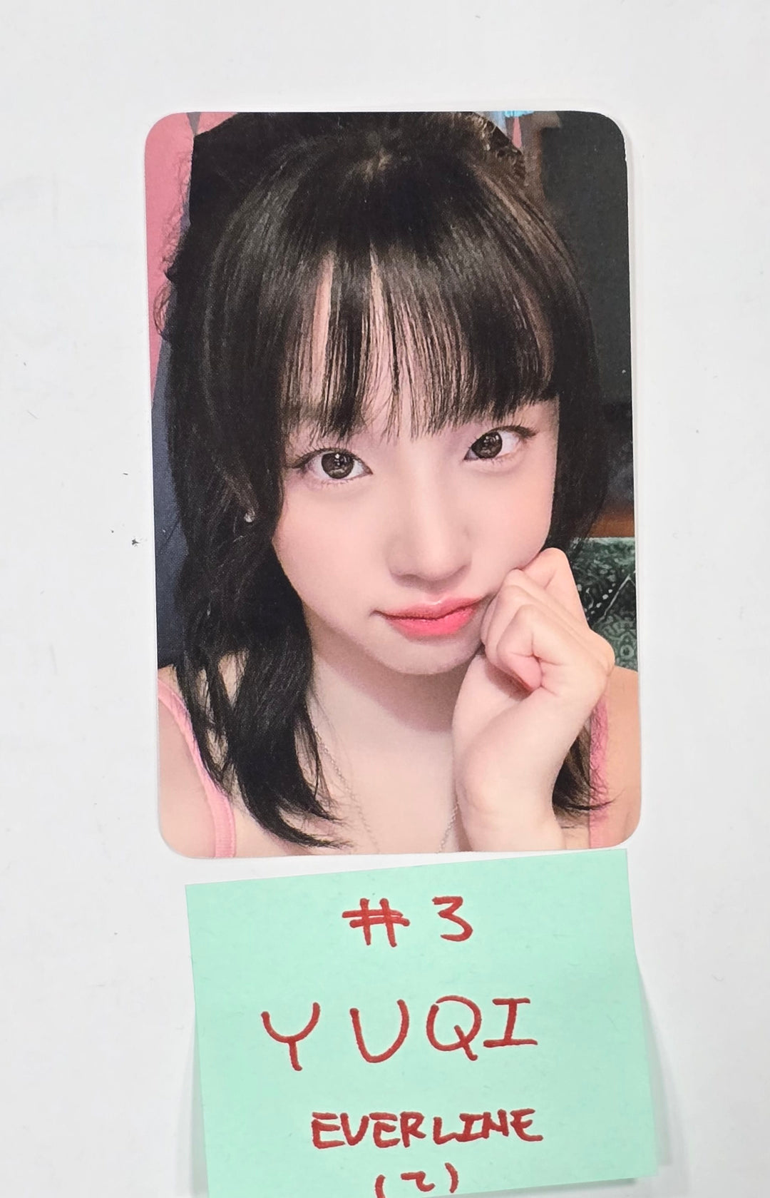 YUQI "YUQ1" - Everline Fansign Event Photocard Round 3 [24.7.24] - HALLYUSUPERSTORE