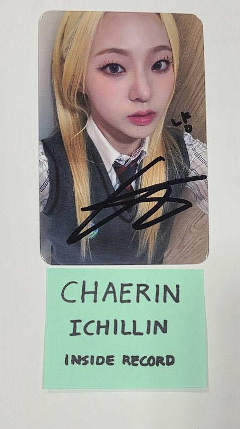 Chaerin (Of ICHILLIN) "Feelin' Hot" - Hand Autographed(Signed) Polaroid, Photocard [24.7.24] - HALLYUSUPERSTORE