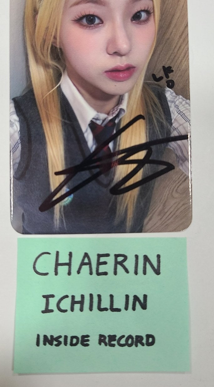 Chaerin (Of ICHILLIN) "Feelin' Hot" - Hand Autographed(Signed) Polaroid, Photocard [24.7.24] - HALLYUSUPERSTORE