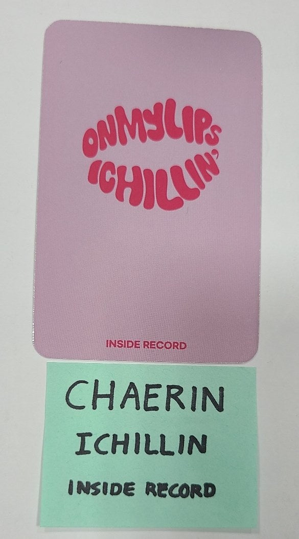 Chaerin (Of ICHILLIN) "Feelin' Hot" - Hand Autographed(Signed) Polaroid, Photocard [24.7.24] - HALLYUSUPERSTORE