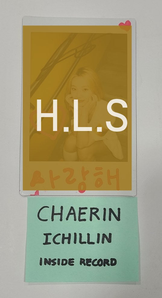 Chaerin (Of ICHILLIN) "Feelin' Hot" - Hand Autographed(Signed) Polaroid, Photocard [24.7.24] - HALLYUSUPERSTORE