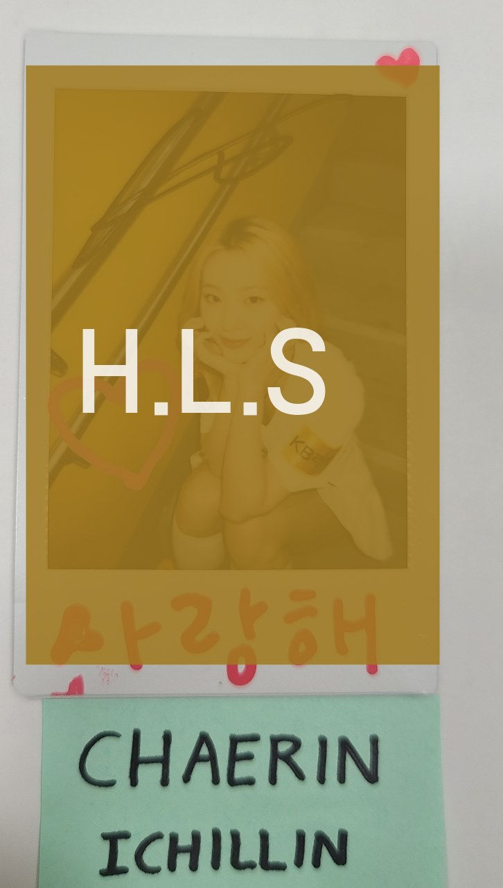 Chaerin (Of ICHILLIN) "Feelin' Hot" - Hand Autographed(Signed) Polaroid, Photocard [24.7.24] - HALLYUSUPERSTORE