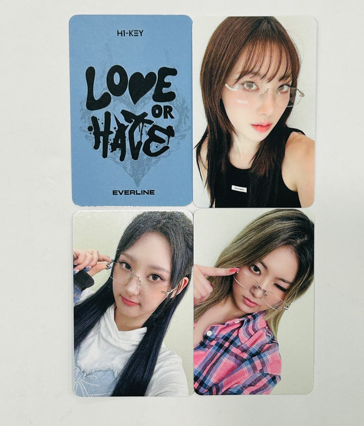 H1-KEY "LOVE or HATE" - Everline Lucky Draw Event Photocard [24.7.25] - HALLYUSUPERSTORE