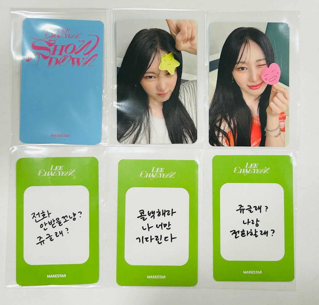 Lee Chae Yeon "SHOWDOWN" - Makestar Fansign Event Photocard [Poca Ver.] [24.7.25] - HALLYUSUPERSTORE