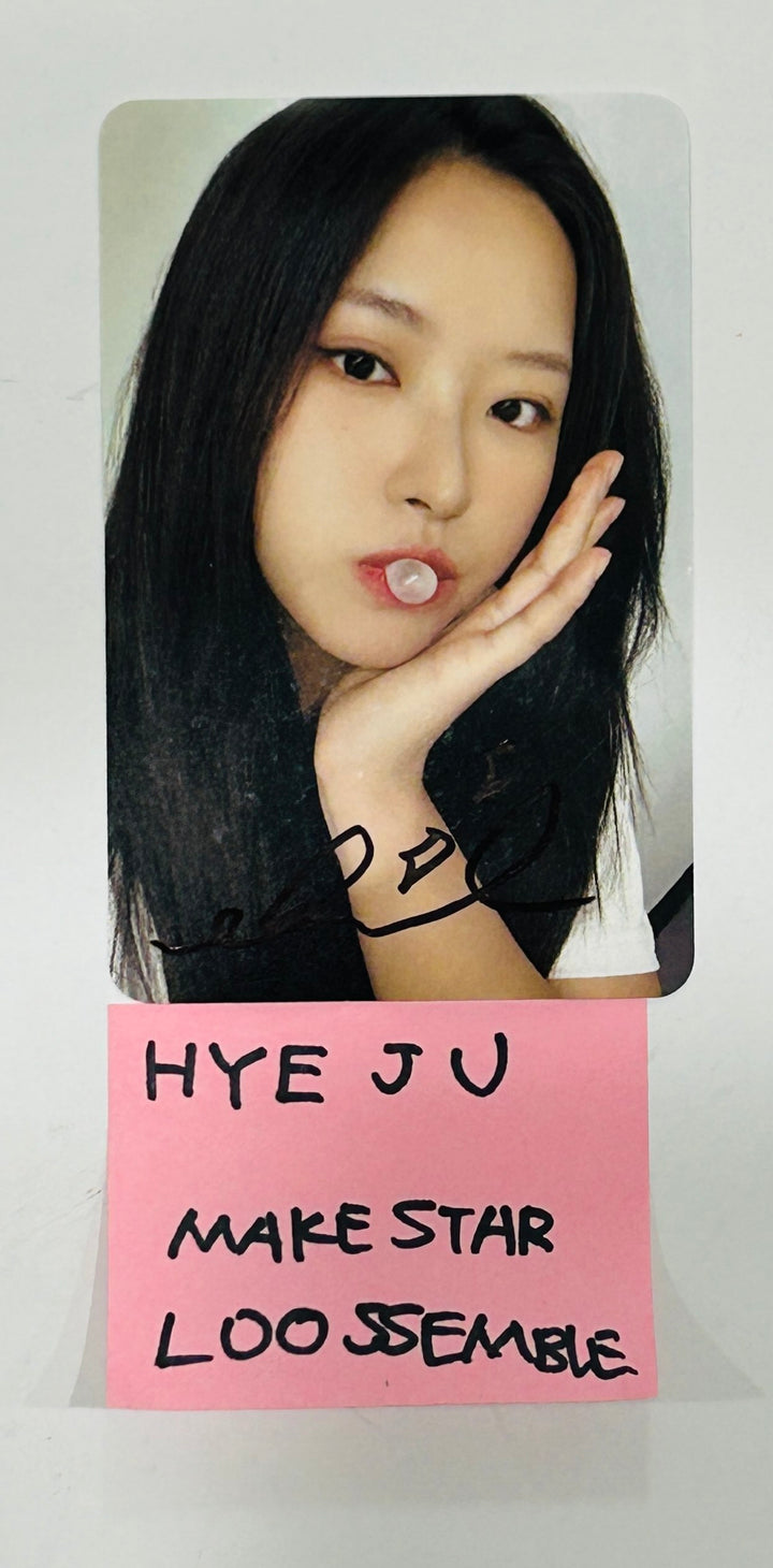 Hyeju "One of a Kind" - Hand Autographed(Signed) Photocard [24.7.25] - HALLYUSUPERSTORE