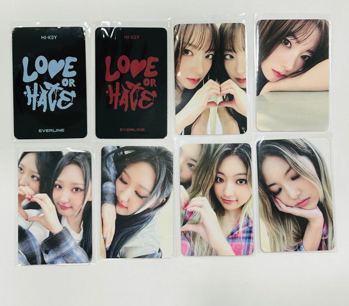 H1-KEY "LOVE or HATE" - Everline Fansign Event Photocard [24.7.25] - HALLYUSUPERSTORE