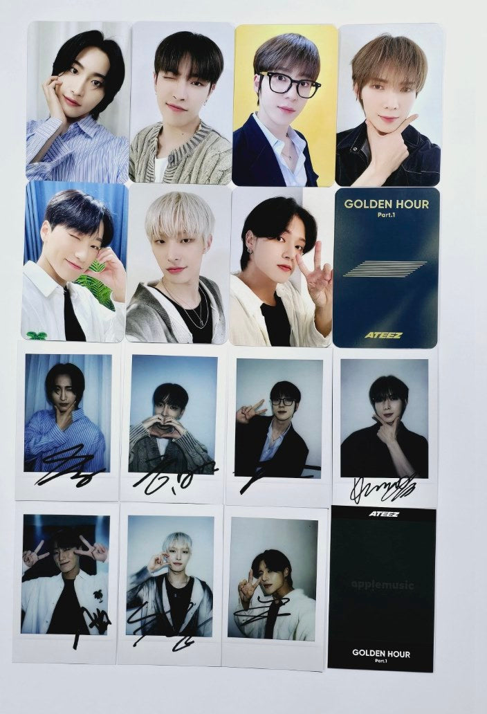 Ateez "GOLDEN HOUR : Part.1" - Apple Music Fansign Event Photocard [24.7.29] - HALLYUSUPERSTORE