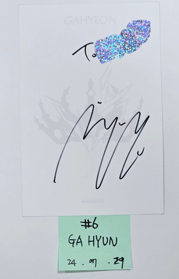 Dreamcatcher "VirtuouS" - Hand Autographed(Signed) Mini Postcard [24.7.29] - HALLYUSUPERSTORE